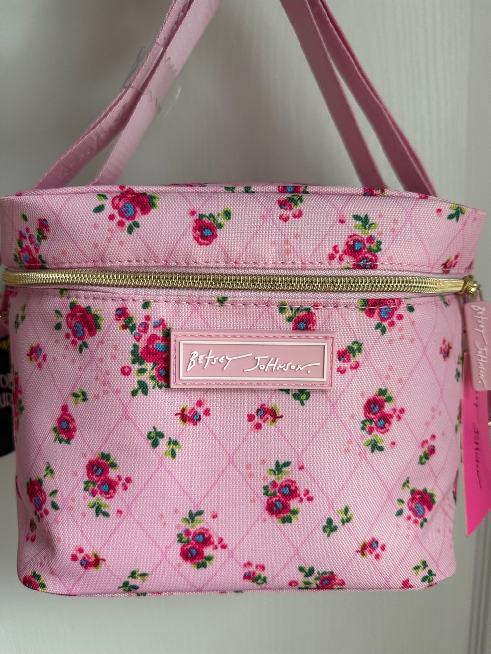 NEW Betsey Johnson Floral insulated Cooler Lunch tote Bag